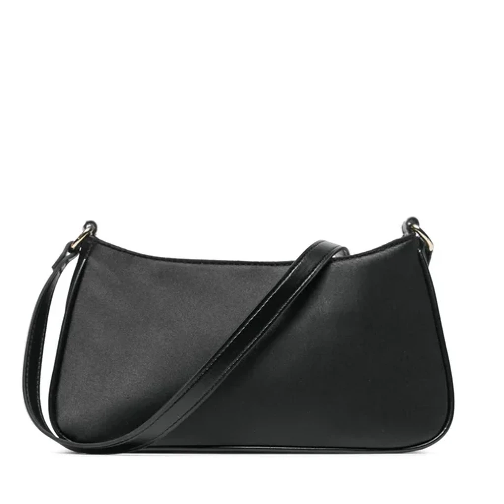 Guess Zwarte Eco Leren Mini Crossbody Tas Black Dames
