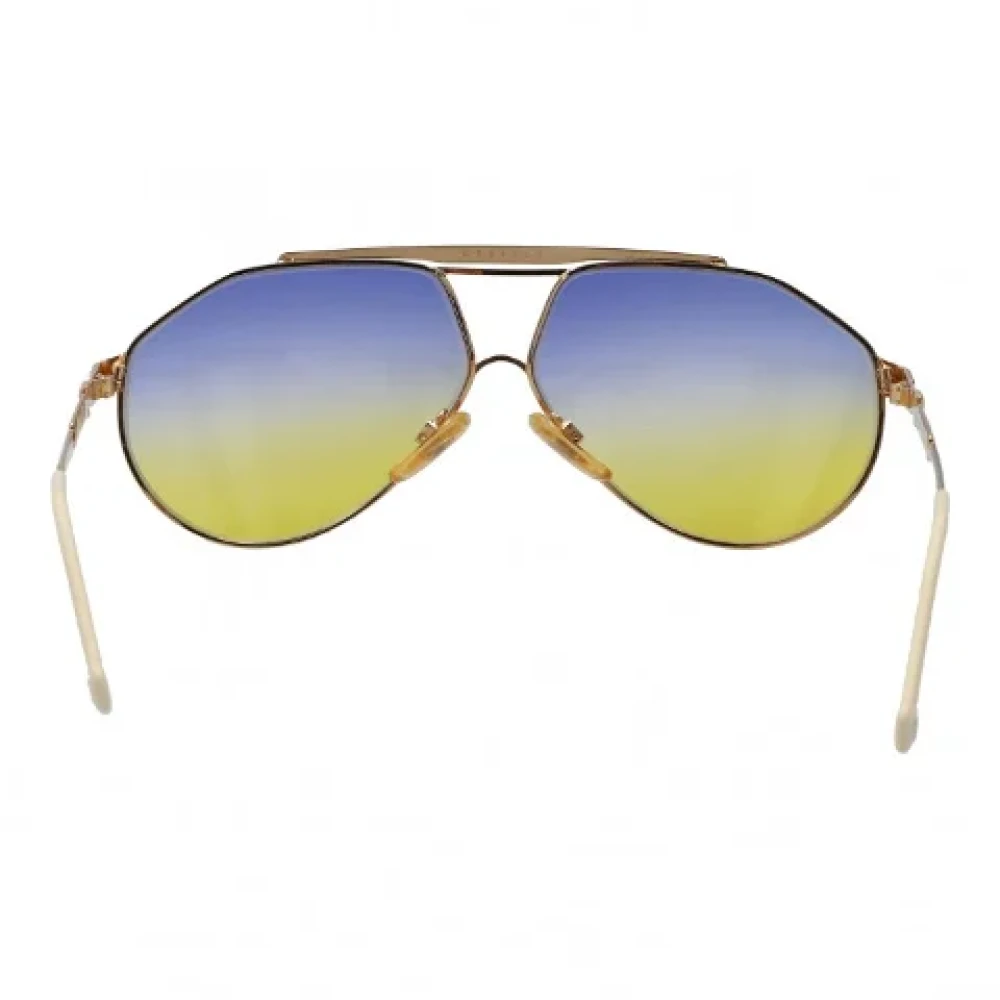 MCM Pre-owned Metal sunglasses Blue Dames