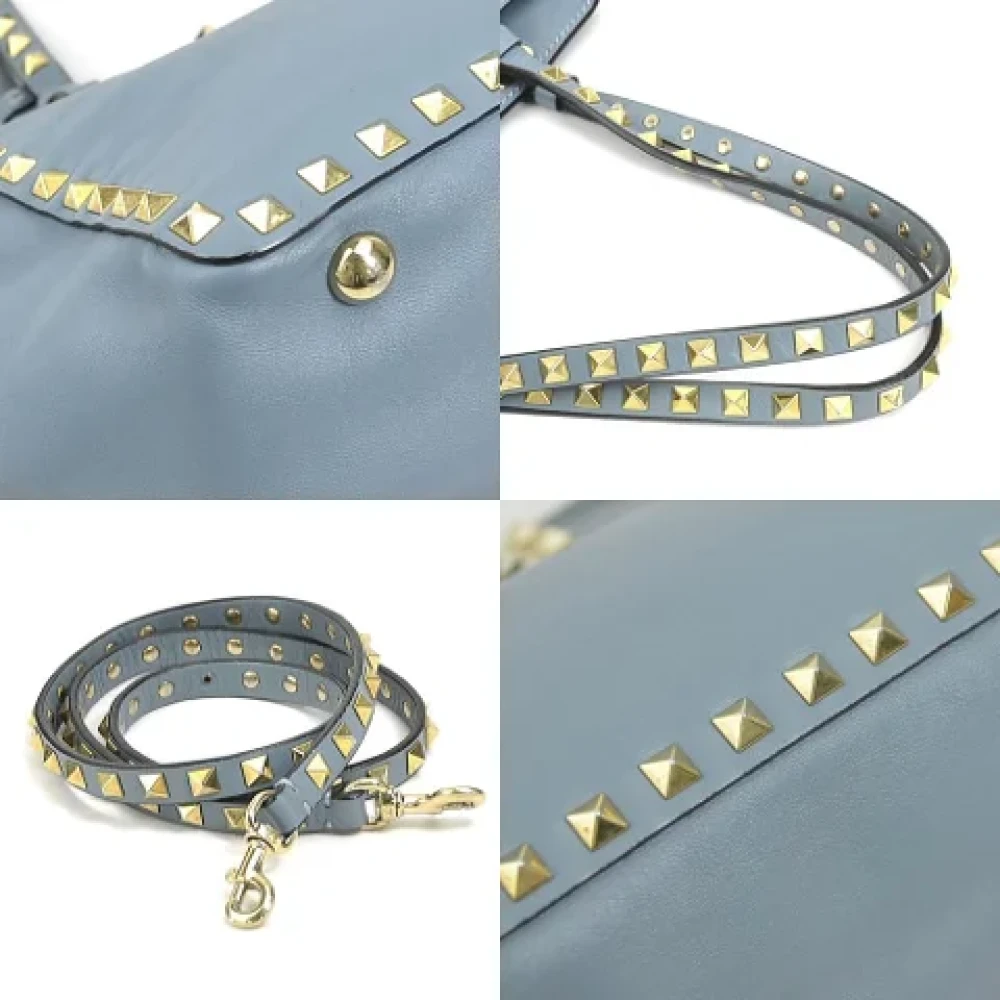 Valentino Vintage Pre-owned Fabric handbags Blue Dames