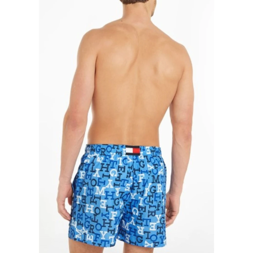 Tommy Hilfiger Mannen Trekkoord Print Kostuum Blue Heren