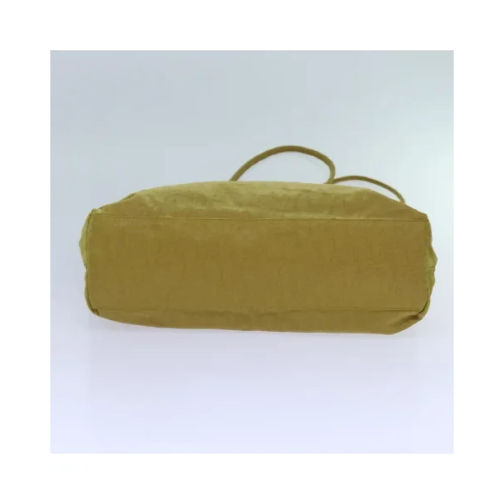 Dior Vintage Pre-owned Nylon dior-bags Yellow Dames