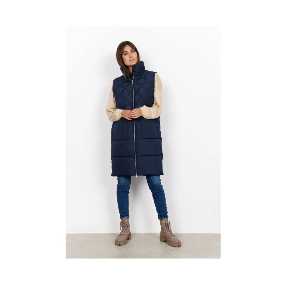 Soyaconcept Stijlvolle Vest Blue Dames