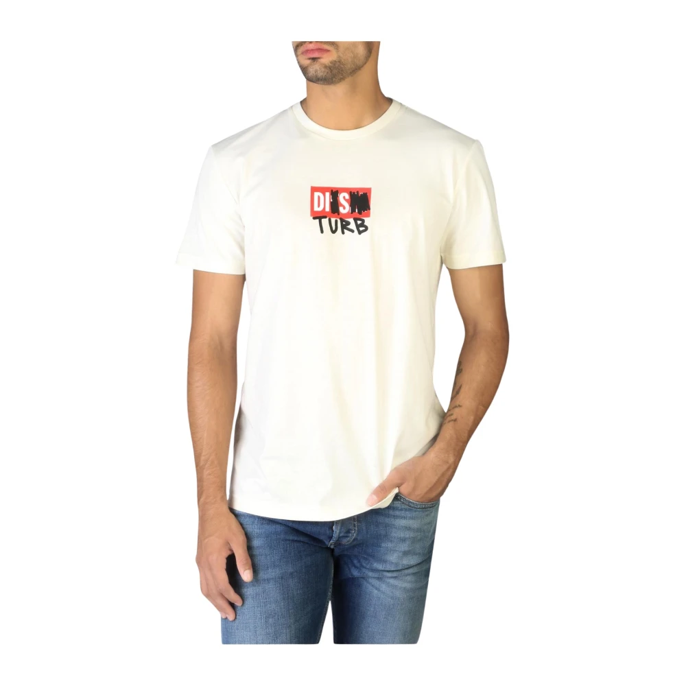 Diesel - Tops > T-Shirts - White - Diesel - Modalova