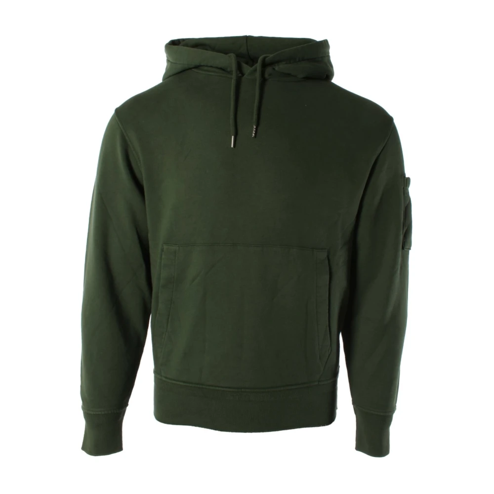 C.p. Company Men's Green Cotton Jumper For - Zip-Throughs - S - Sweatshirts & Hoodies
