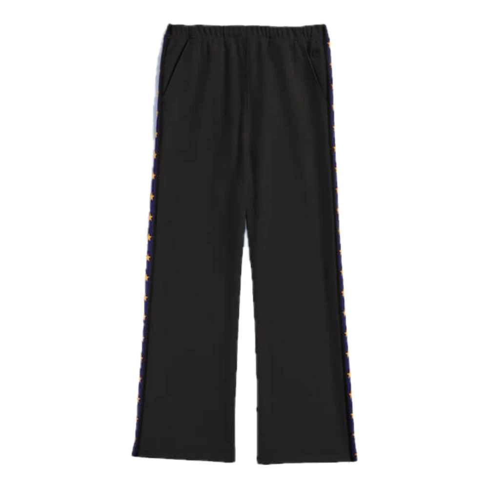 Champion Glanzende Triacetaat Track Pants Brown Heren