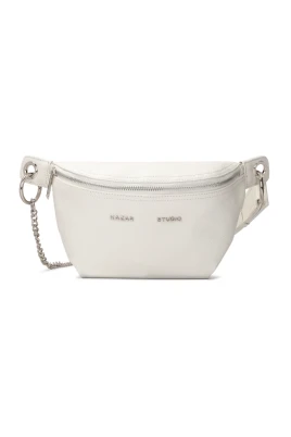 Dam off-white höftväska