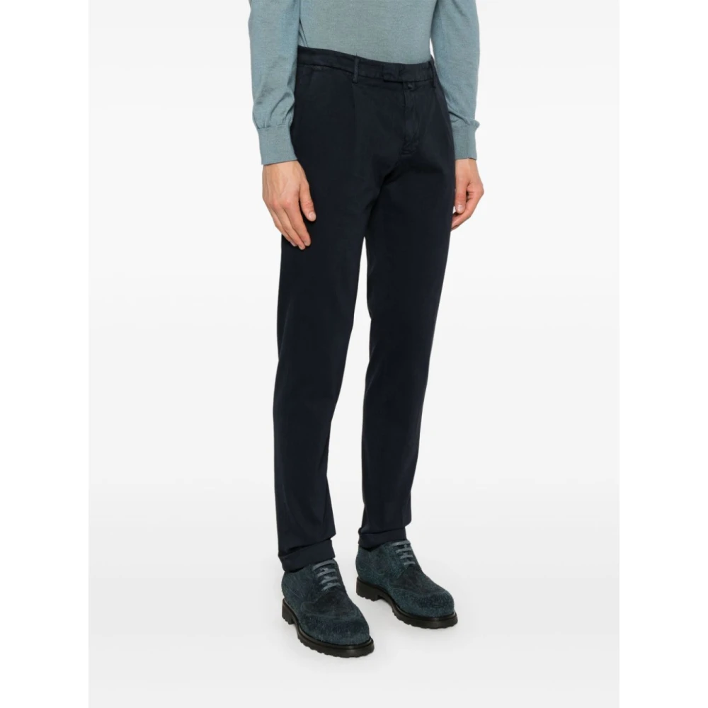 Briglia Moderne Slim-Fit Broeken voor Mannen Black Heren