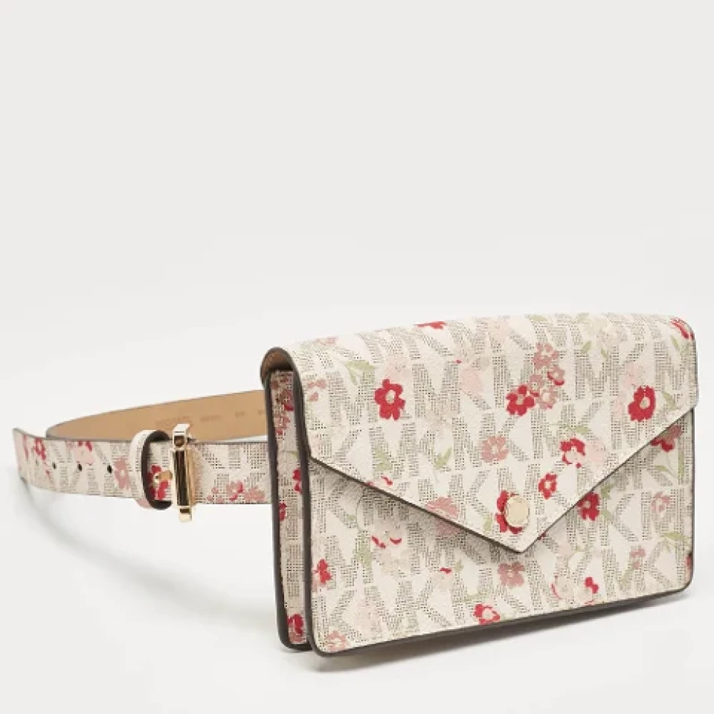 Michael Kors Pre-owned Canvas crossbody-bags Multicolor Dames