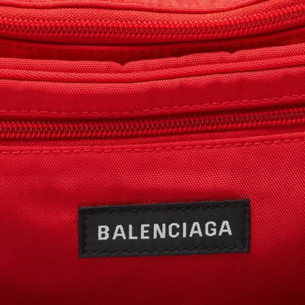 Balenciaga Vintage Pre-owned Nylon balenciaga-bags Red Heren