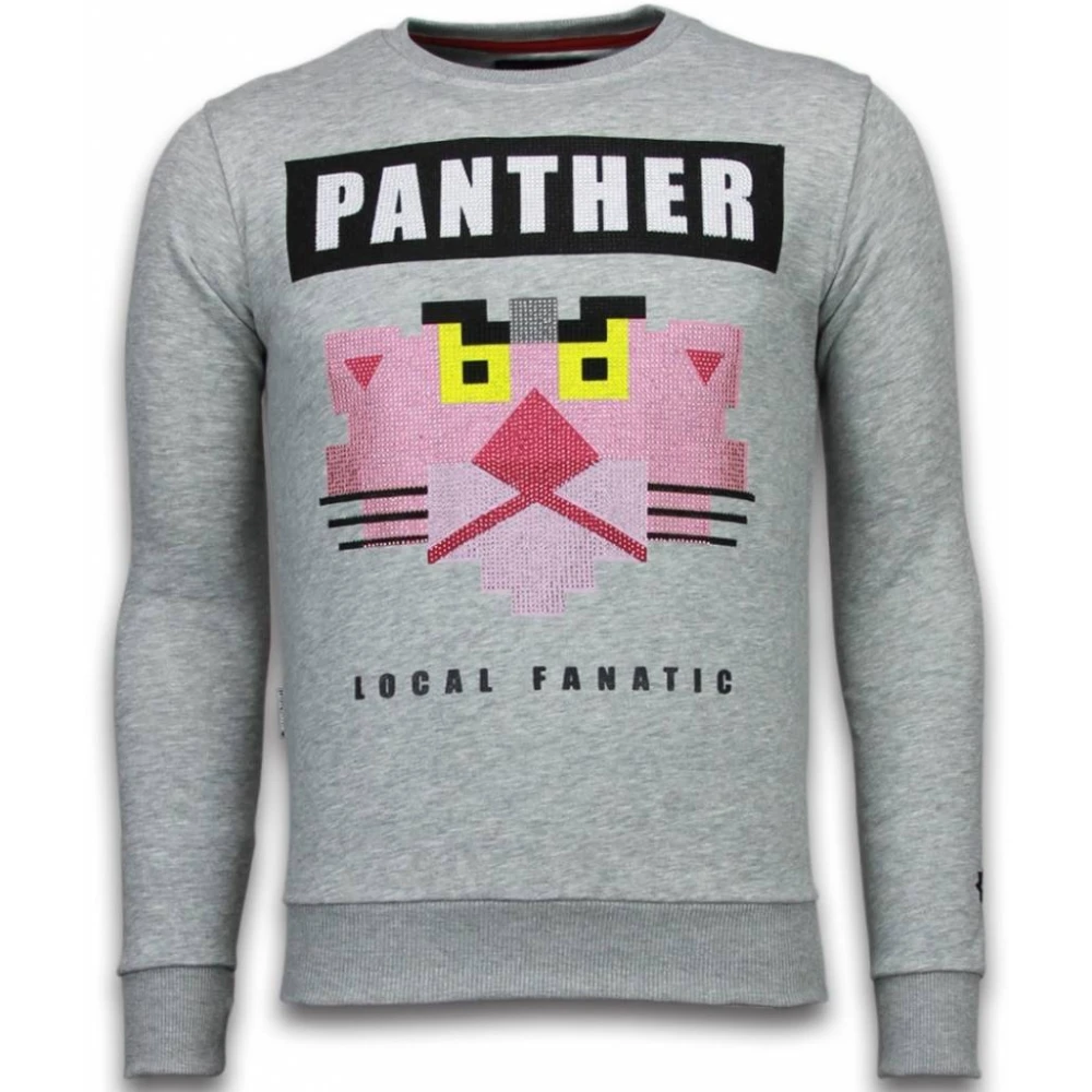 Pink Panther Rhinestone Sweater - Herre Trøje - 5915G