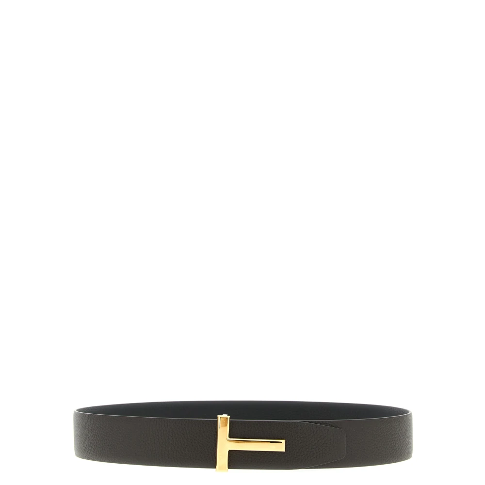Tom Ford T Icon Reversible Belt - Male - Belts - Multicolor - 95 Cm - Accessories