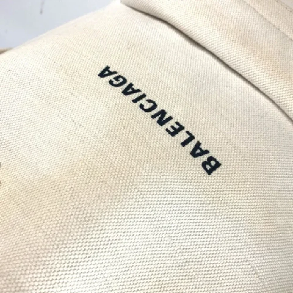 Balenciaga Vintage Pre-owned Canvas balenciaga-bags White Dames