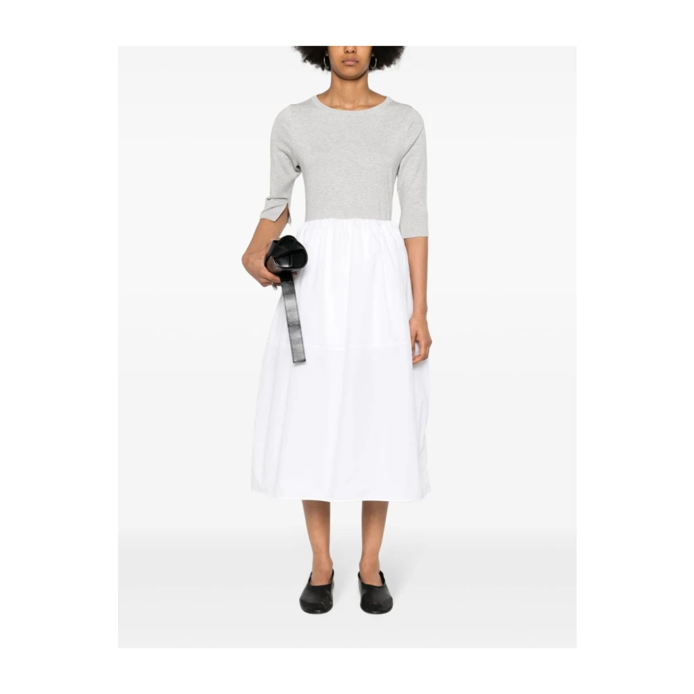 allude Round-neck Knitwear Gray Dames