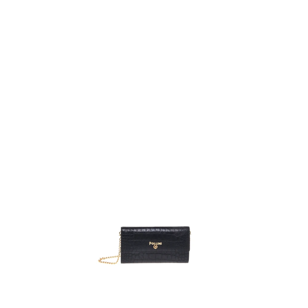 Pollini Donna Nero - Portafoglio A Tracolla - Bags - One Size