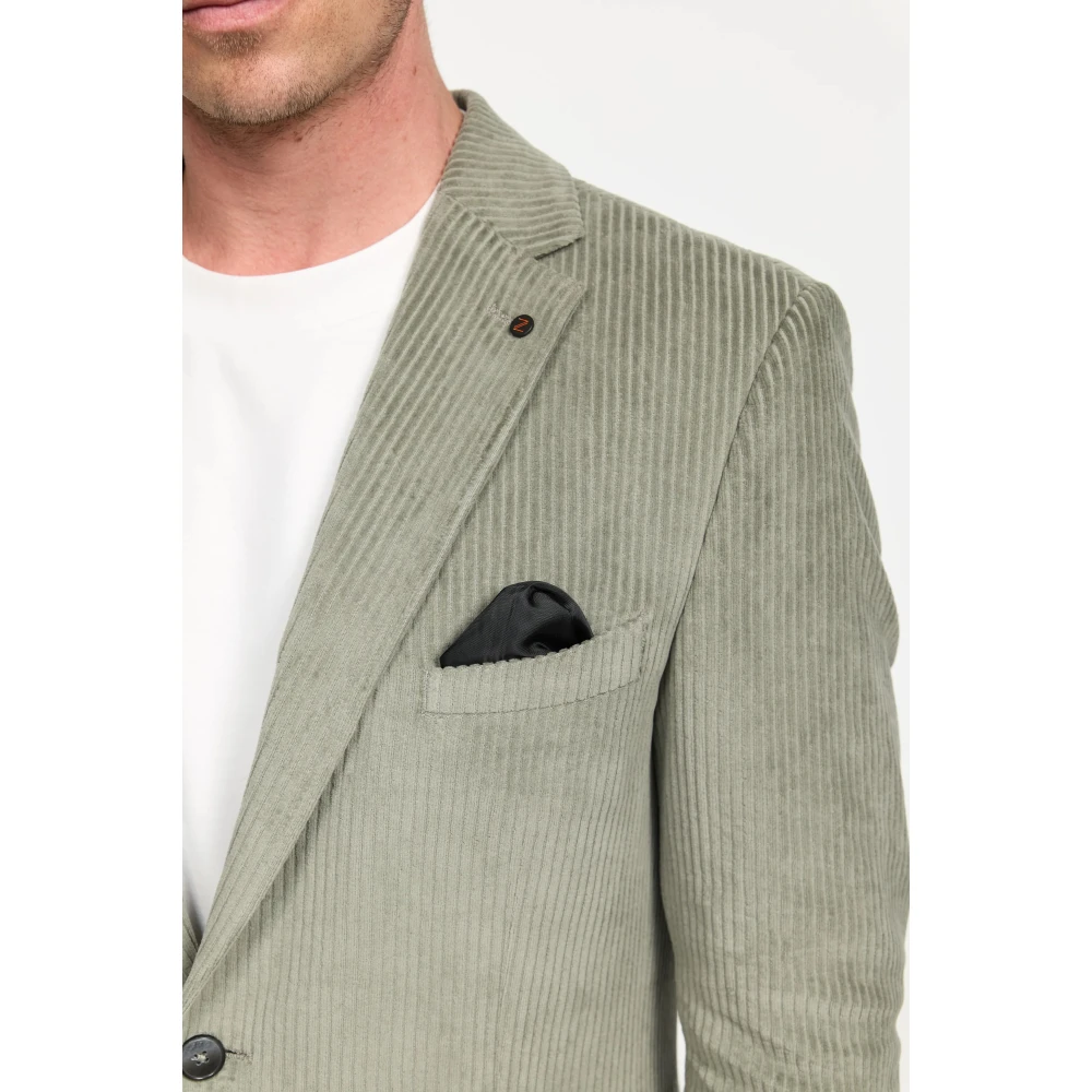 Zuitable Stijlvolle Blazer voor Mannen Green Heren