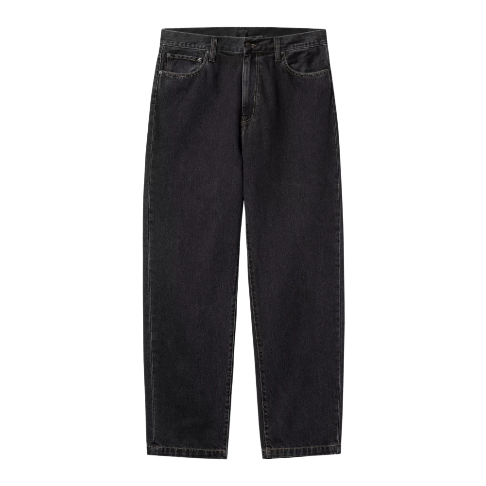 Carhartt Wip Men's Black Loose Fit Jeans, W32, Aaron Pant