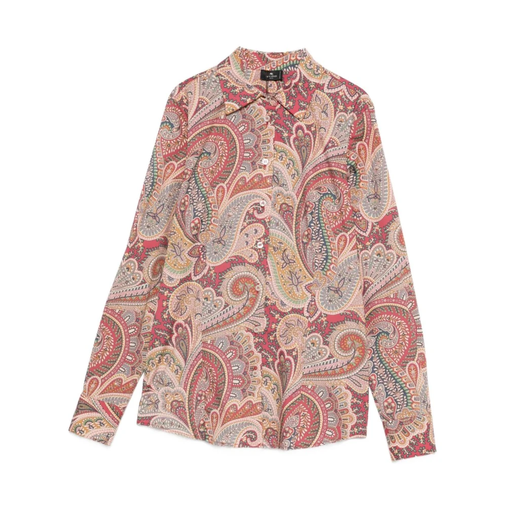 Etro Mujer Rojo - Camisas Rojas Elegantes - Blouses & Shirts - S