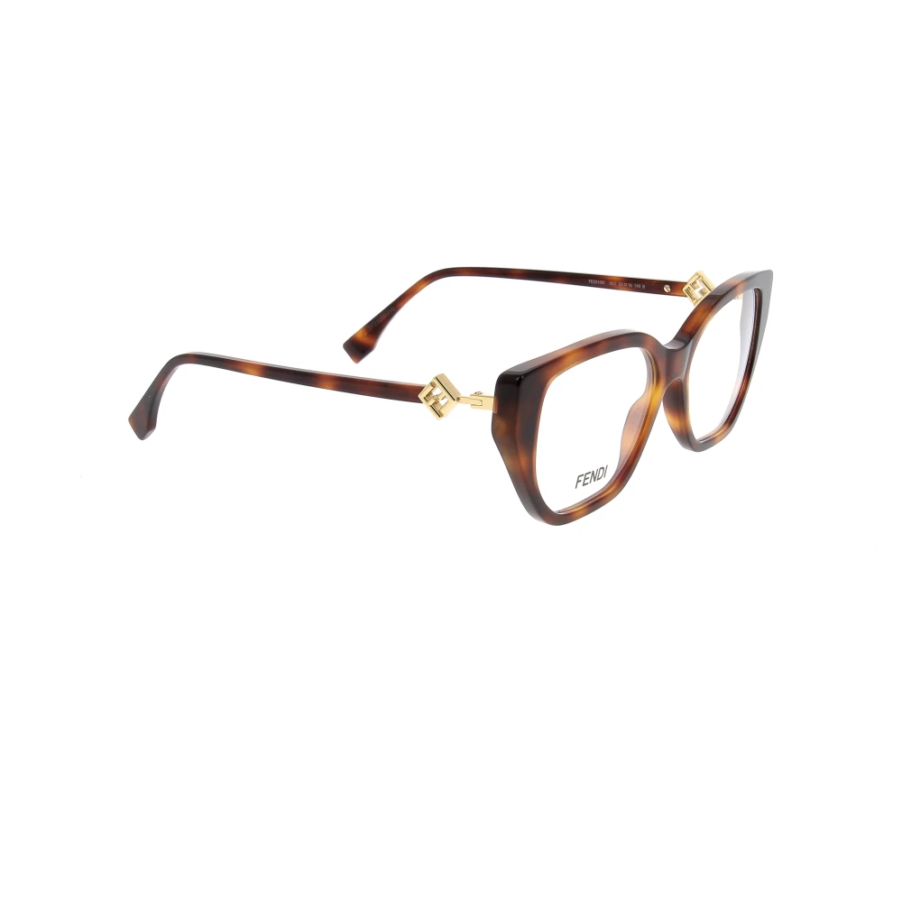 Fendi Stijlvolle zonnebril met uniek ontwerp Brown Dames
