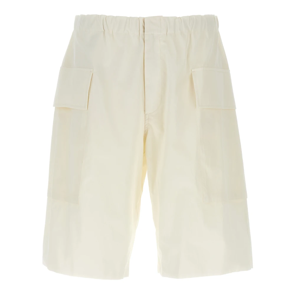 Jil Sander Men's White 94 Bermuda Shorts