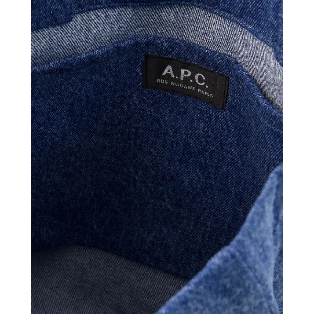 A.p.c. Cotton shoulder-bags Blue Dames