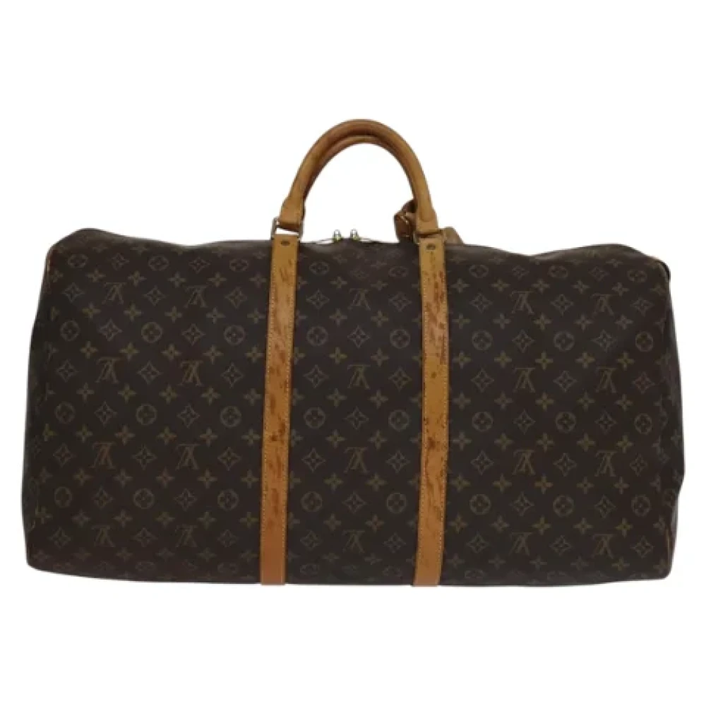 Louis Vuitton Vintage Pre-owned Canvas travel-bags Brown Dames