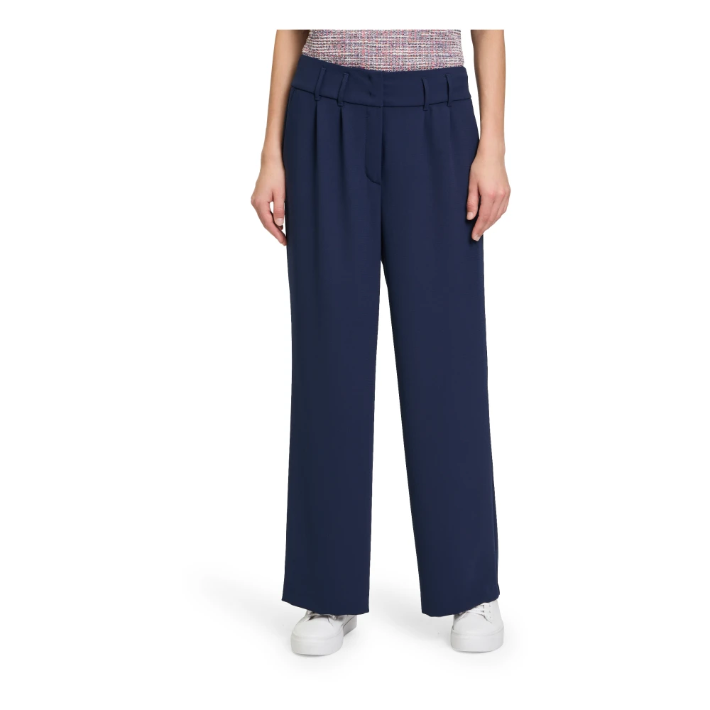 Betty & Co Broek met steekzakken Blue Dames