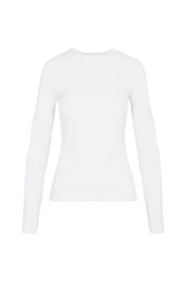 Long Sleeve Seamed Top