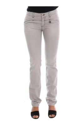 Slim Fit Grå Jeans
