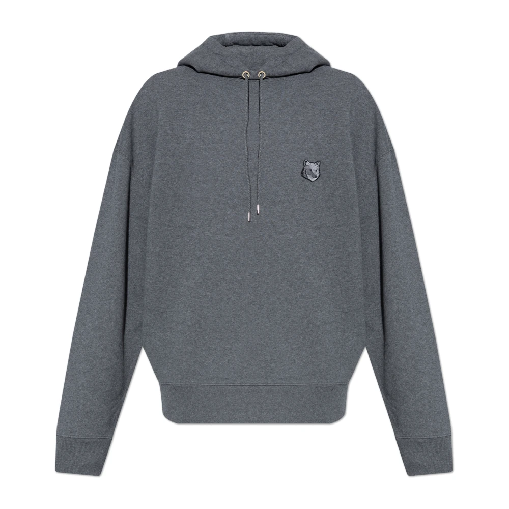 Maison Kitsuné Hoodie Gray Heren