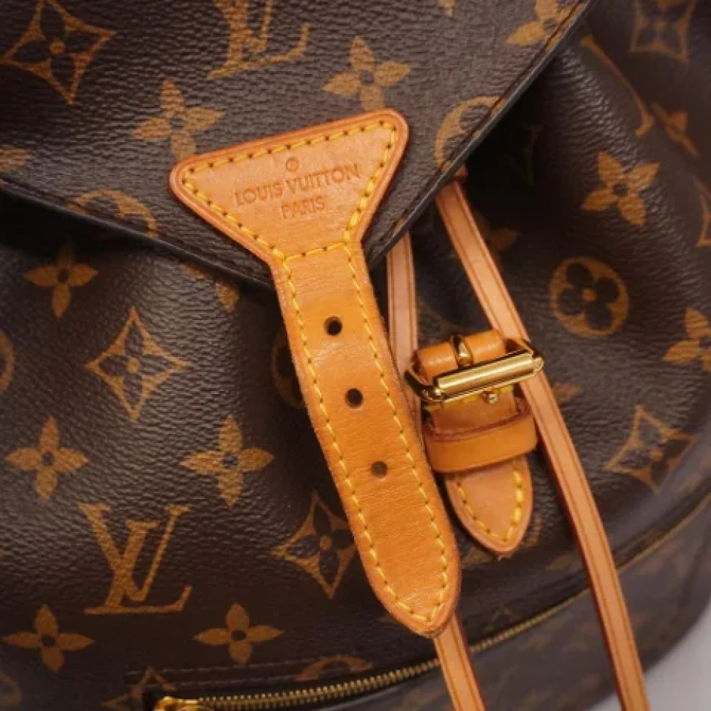 Louis Vuitton Vintage Pre-owned Fabric backpacks Brown Heren
