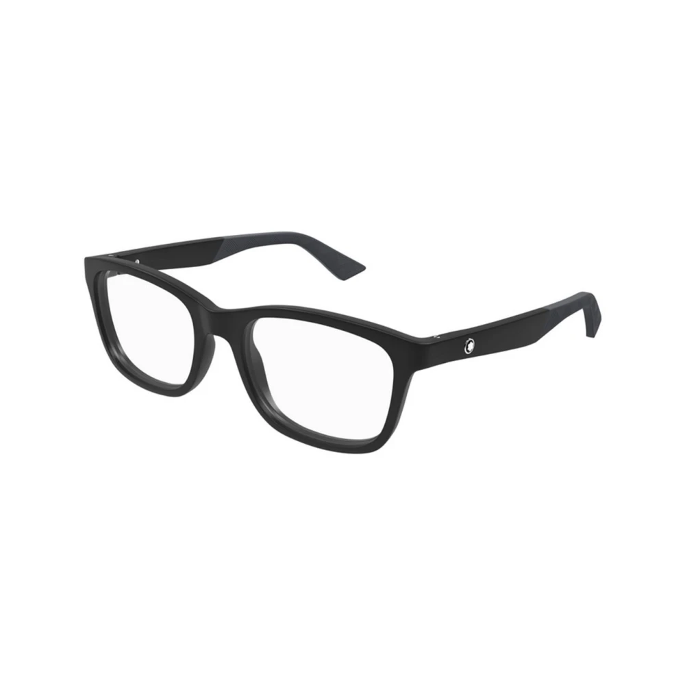 Montblanc Men's Black Glasses, 55 Mm, Optical Frame