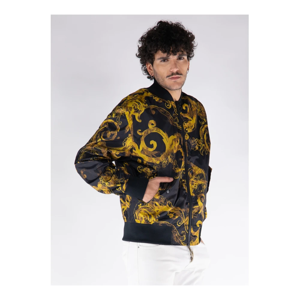 Versace Jeans Couture Waterverf Double-Face Bomberjack Multicolor Heren