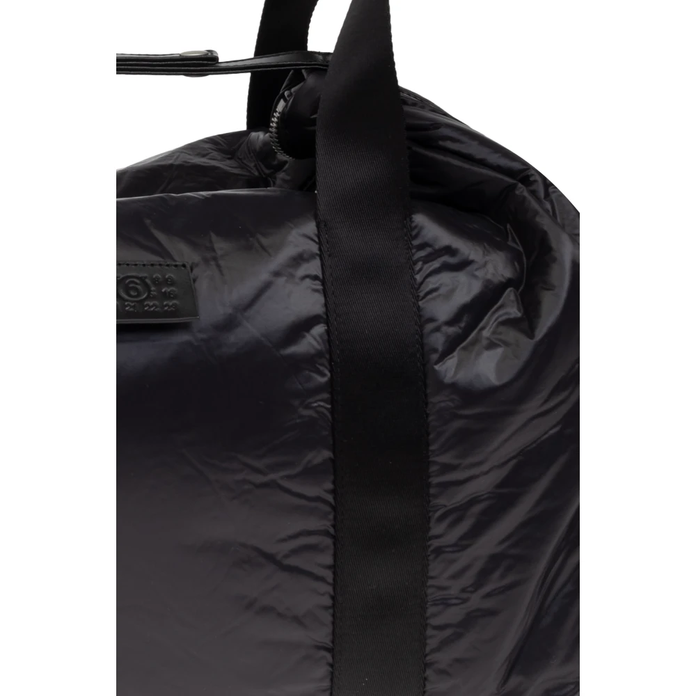 MM6 Maison Margiela Handtas met logo Black Dames