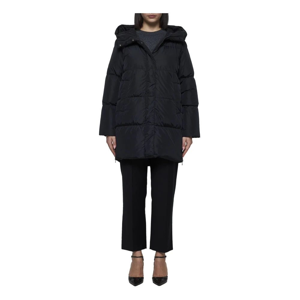 Max Mara Weekend Zwarte Bembo Donsjas Black Dames