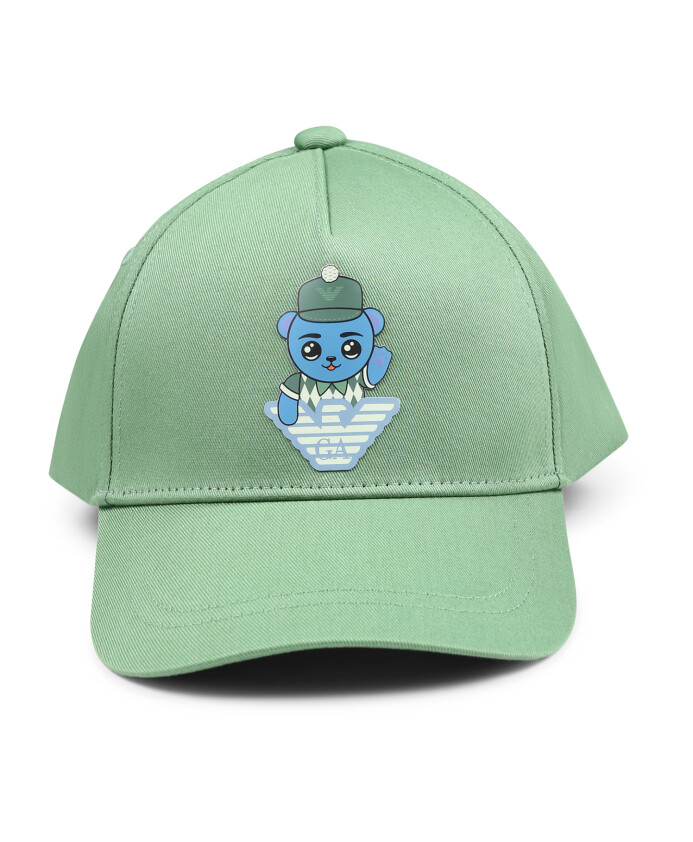 green-cotton-hat-with-manga-bear-print