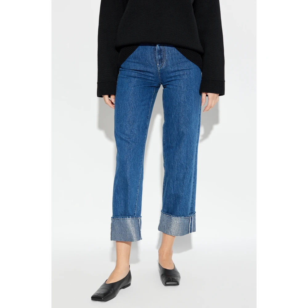 Emporio Armani Straight leg jeans Blue Dames