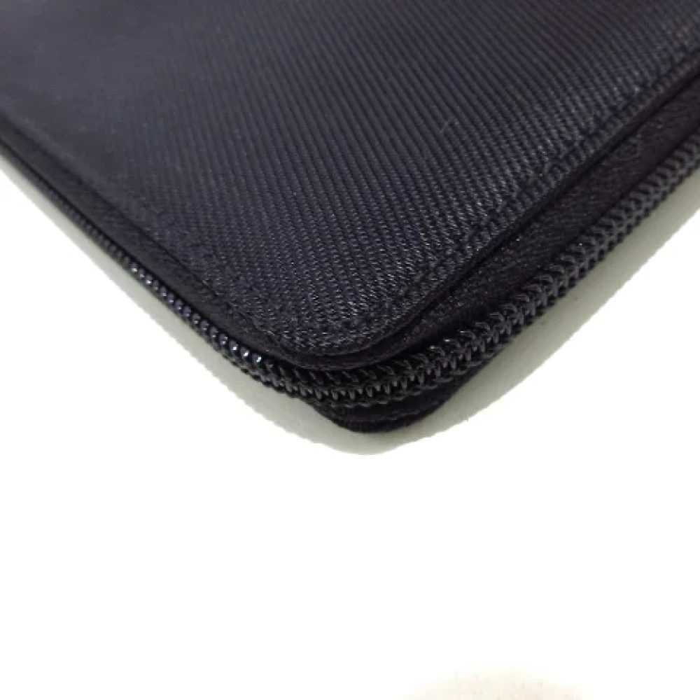 Gucci Vintage Pre-owned Fabric wallets Black Unisex