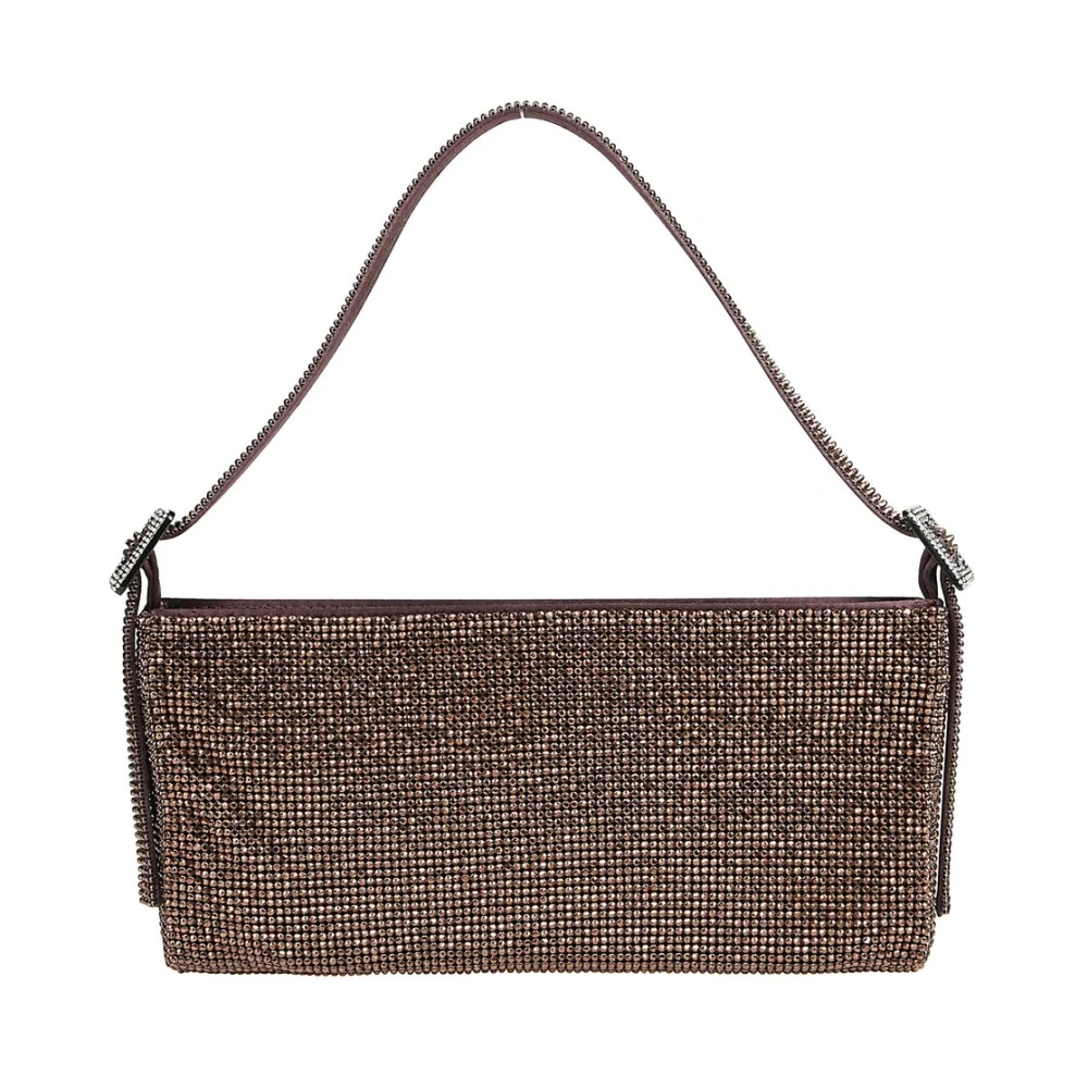 Benedetta Bruzziches Luxe zijden satijnen handtas Brown Dames