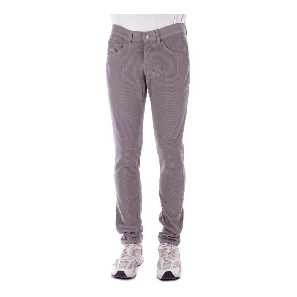 Dondup Lichtgrijze Skinny Broek Gray Heren