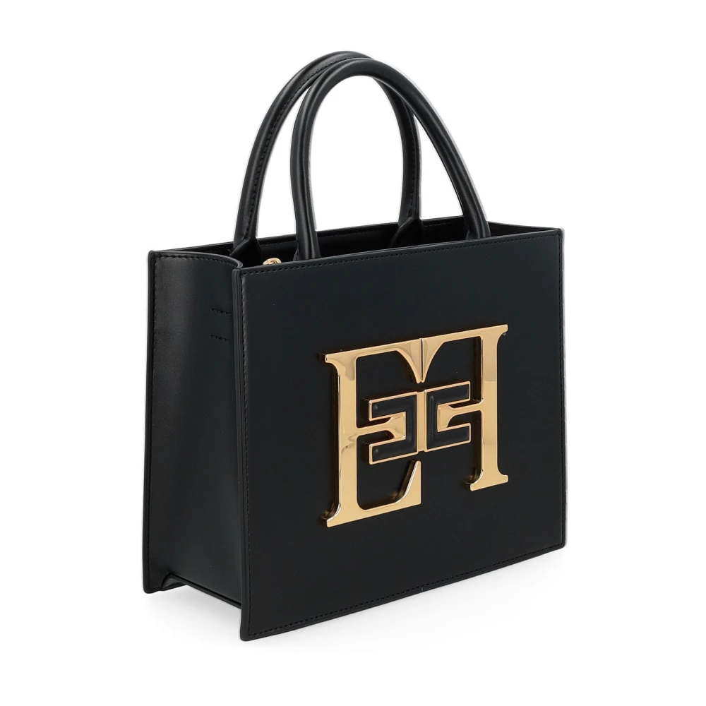Elisabetta Franchi Zwarte Tas EF Black Dames