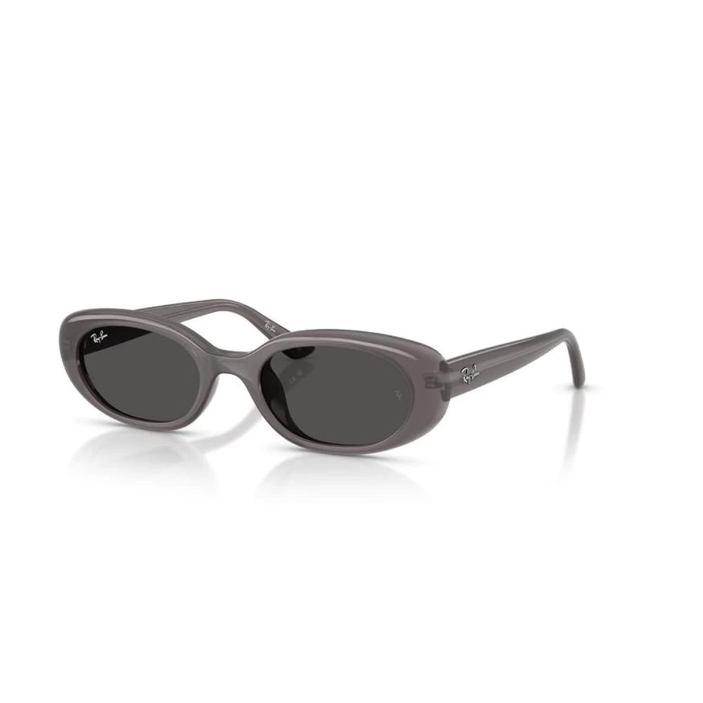 Ray-Ban Unisex Gray Sunglasses, 53 Mm, Oval Sunglasses