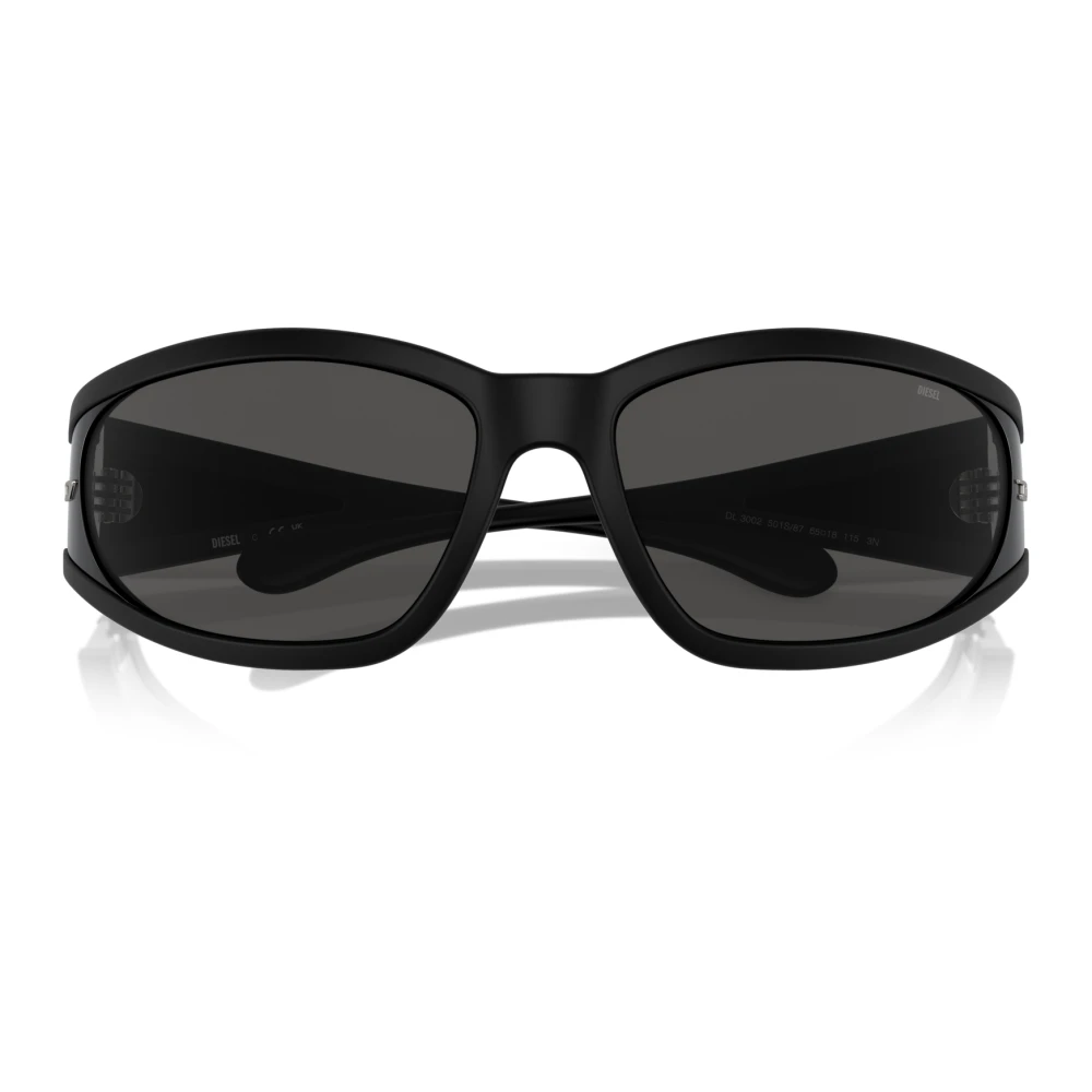 Diesel Unisex Black Sunglasses,, Stylish Sunglasses In Matte Medium