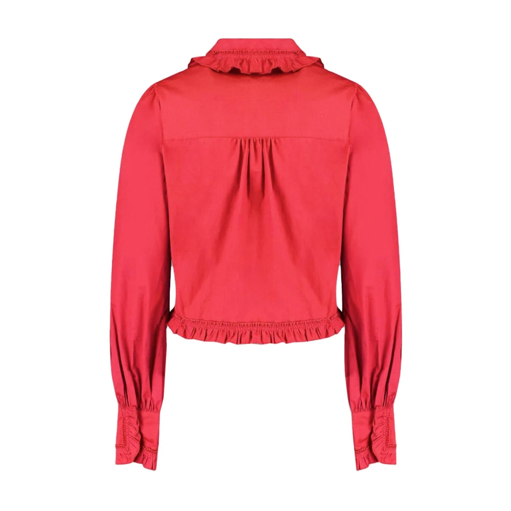 Harper & Yve Ellie Lange Mouw Blouse Red Dames
