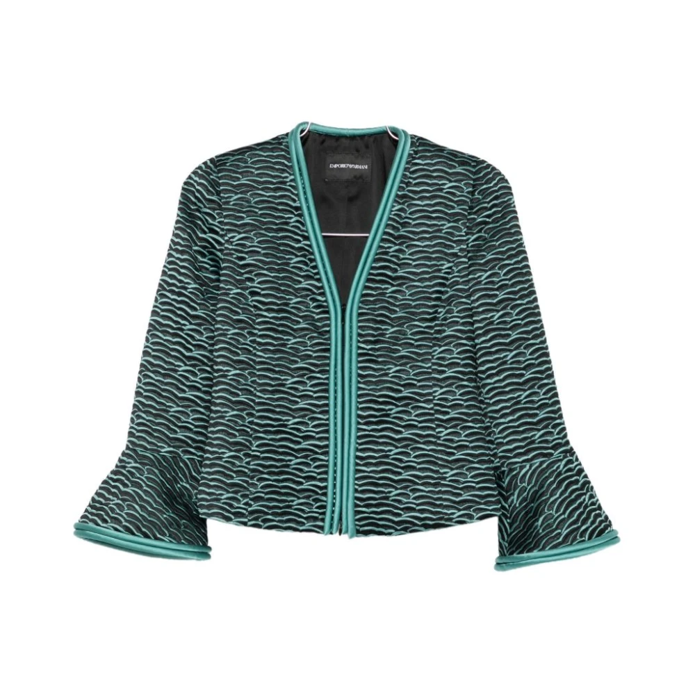 Emporio Armani Kvinno Multicolor Jackor Dam, S, Light Jackor