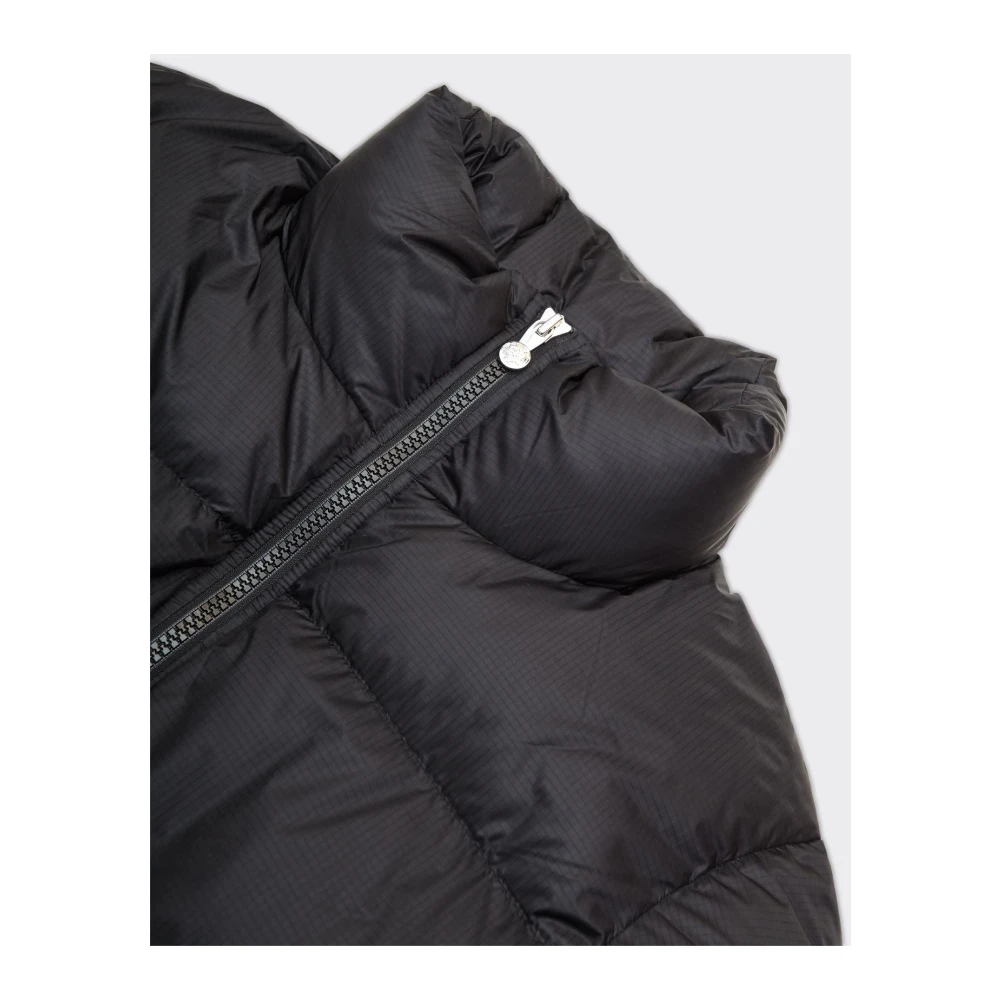 Pyrenex Zwarte Pufferjas met Ripstop Stof Black Heren