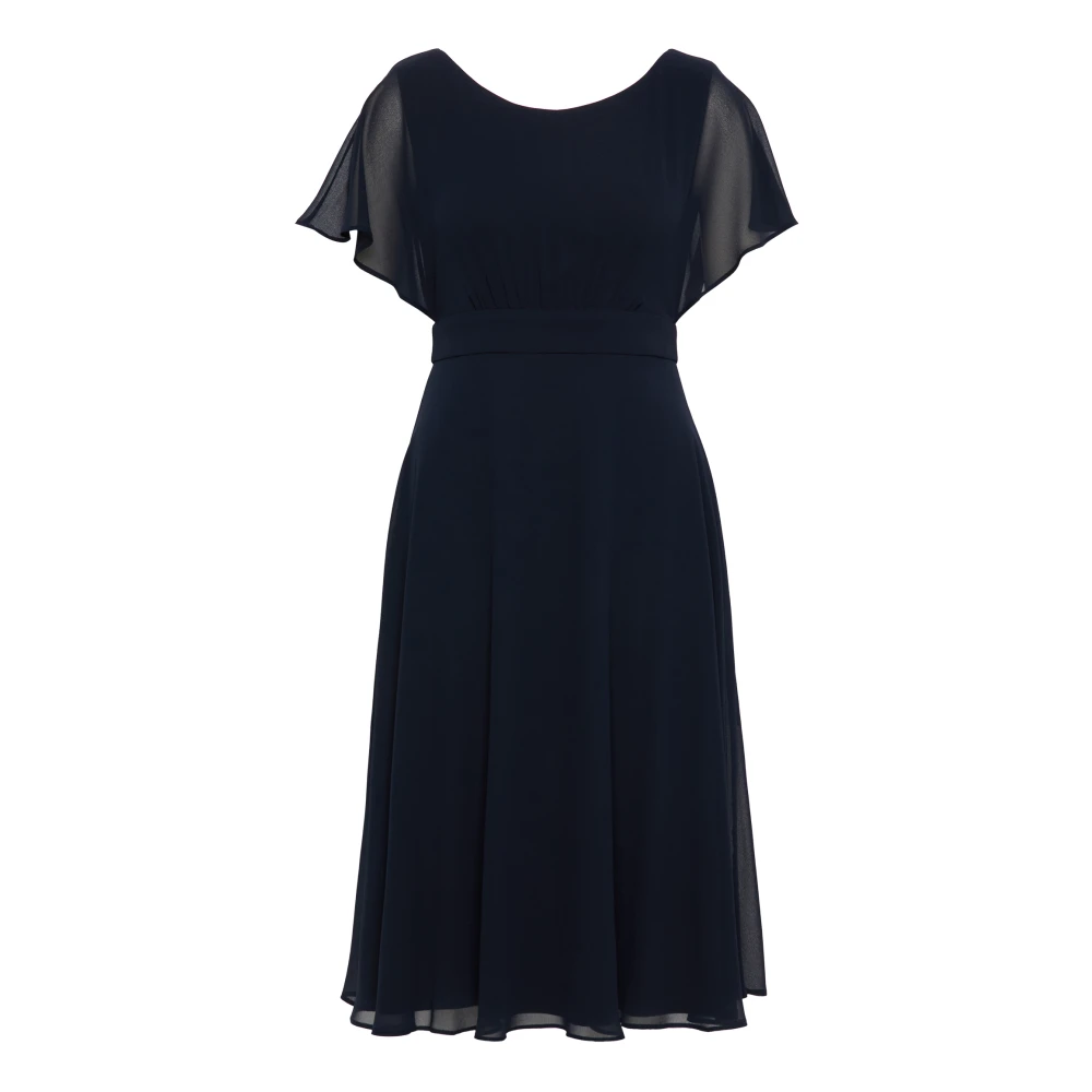 Vera Mont Cocktailjurk met korte mouwen Blue Dames