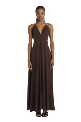 brown-long-dress-silk