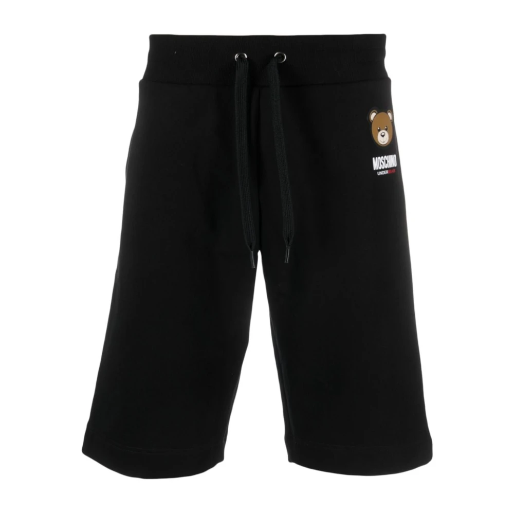Moschino Zwarte Shorts Black Heren