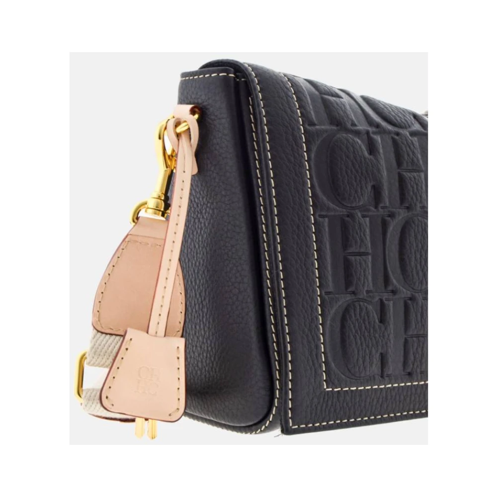 Carolina Herrera Afgesloten Crossbody Tas in Zwart Black Dames