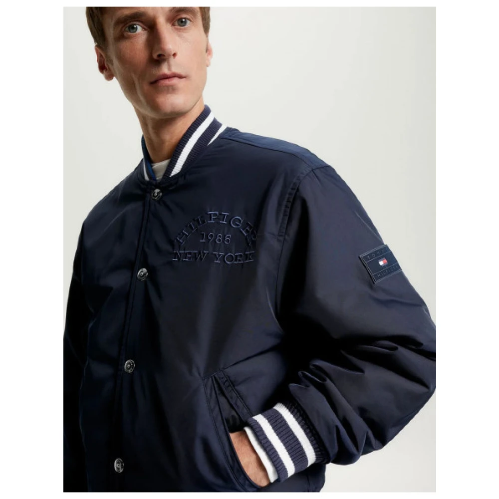 Tommy Hilfiger Omkeerbare jas met waterafstotende stof Blue Heren